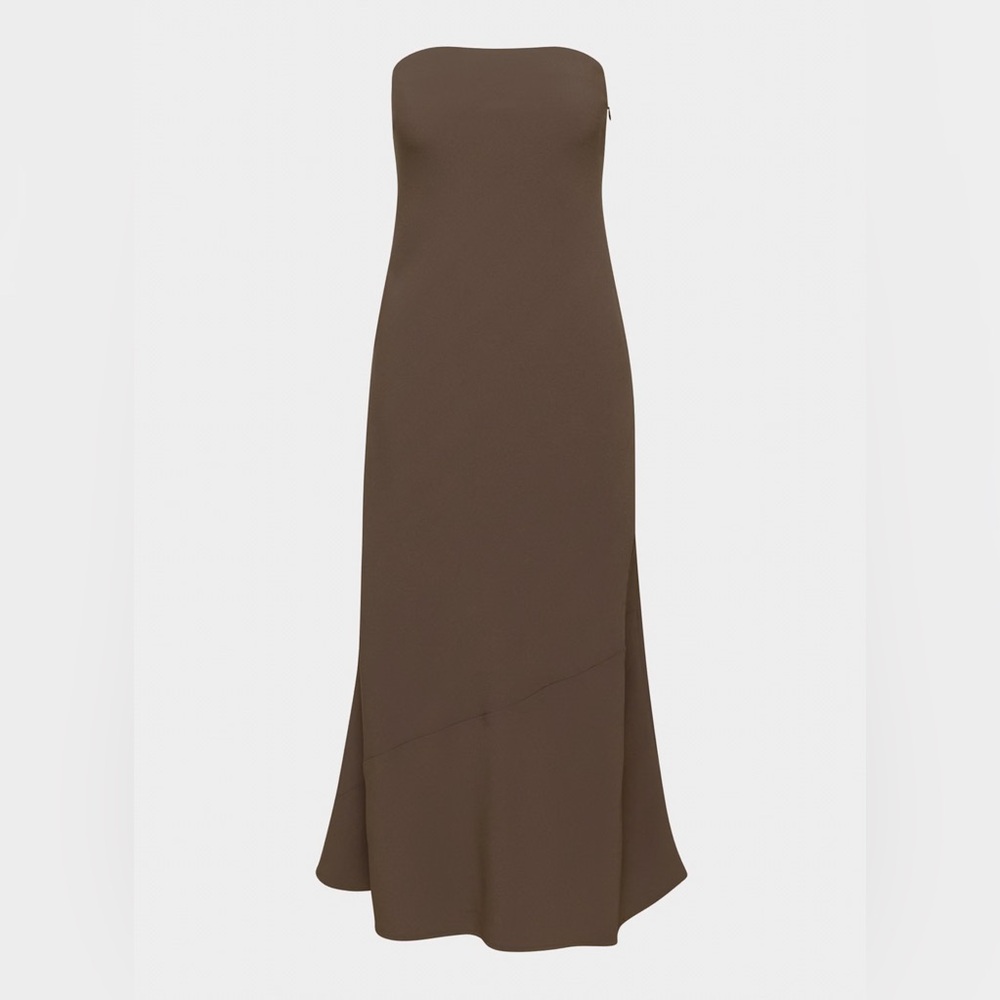 Aritzia Resolution Dress in Rich Mocha Brown